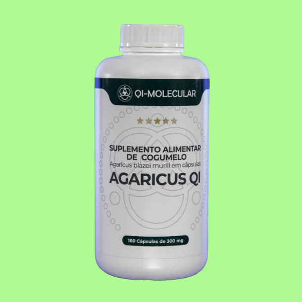 AGARICUS QI (COGUMELO AGARICUS BLAZEI MURIL) - 180 CÁPSULAS