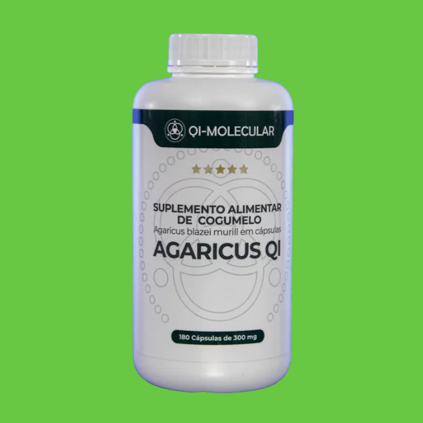 AGARICUS QI (COGUMELO AGARICUS BLAZEI MURIL) - 180 CÁPSULAS