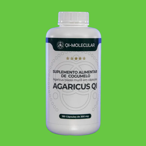 AGARICUS QI (COGUMELO AGARICUS BLAZEI MURIL) - 180 CÁPSULAS