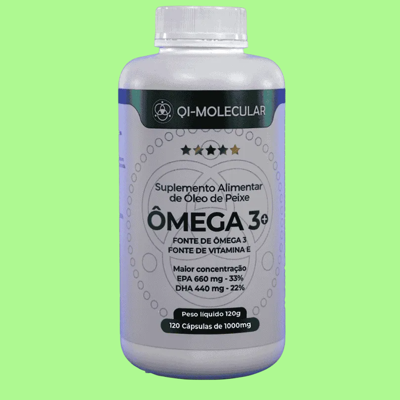 ÔMEGA 3+ RICO EM EPA e DHA - 120 CÁPSULAS